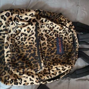 Leopard print Book bag